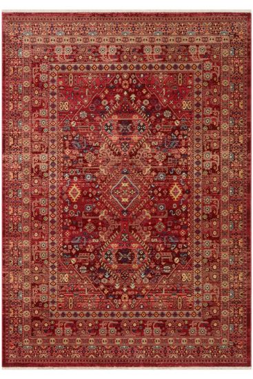 Anka85 Red Copper Patterned Indoor Rug