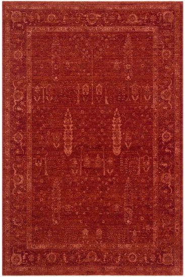 Sahmaran85 Red Patterned Area Rug