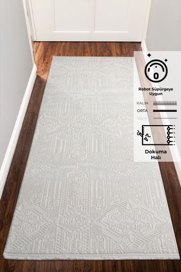Elation Cream Scandi Runner Rug