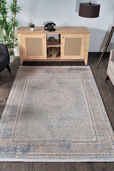 Gravitas Grey Distressed Persian Rug