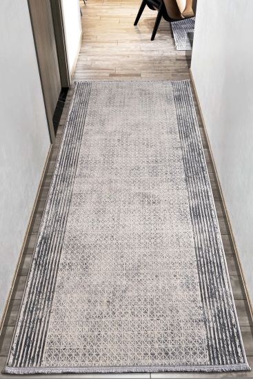 Gravitas Cream Aztec Geometric Runner Rug