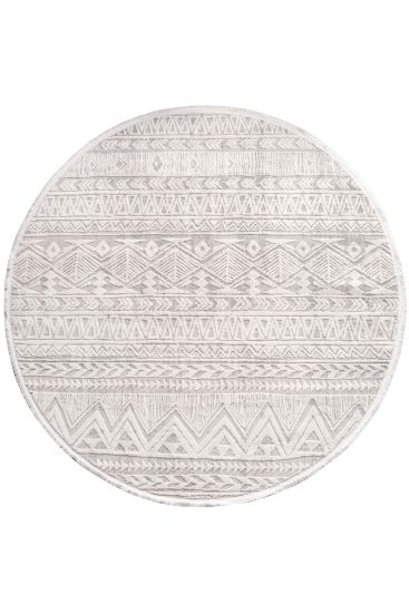 Leto Cream Scandi Aztec Runner Rug