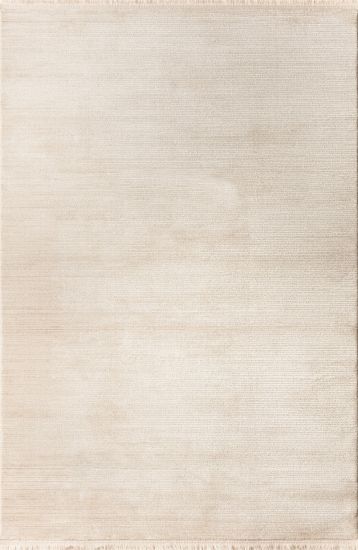 Leto Beige Plain Runner Rug