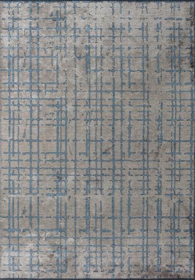 Summit Blue & Grey Stripes Area Rug