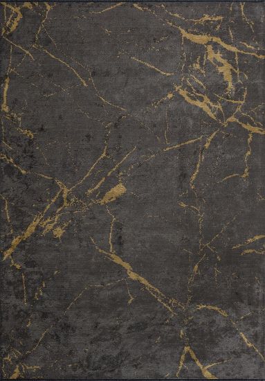 Rivulet Grey & Yellow Abstract Area Rug