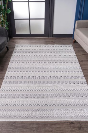 Nostalgia Cream Scandi Aztec Area Rug