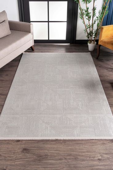 Nostalgia Cream Geometric Scandi Rug