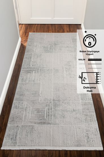 Paragon Cream Geometric Scandi Runner Rug