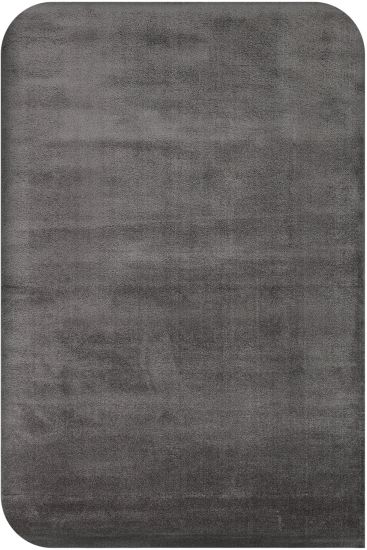Puffy85 Charcoal Grey Plain Bedroom Rug