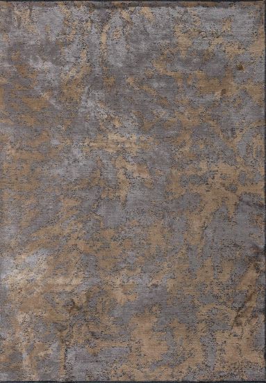 Zephyr Abstract Brown & Grey Living Room Rug