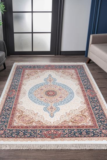 Silver Cream Persian Oriental Rug