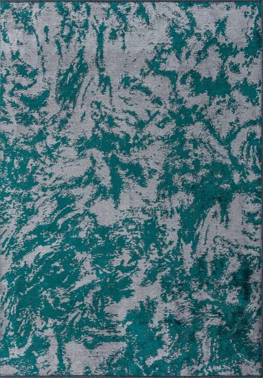 Green & Grey Abstract Zephyr Indoor Outdoor Rug