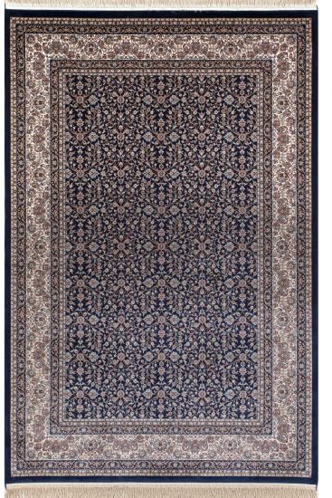 Silver Black Blue Persian Oriental Rug