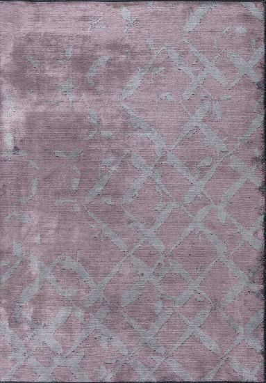 Tranquil Pink & Grey Distressed Outdoor Rug