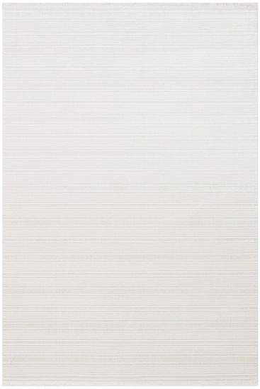 Nocturn85 White Modern Patterned Area Rug