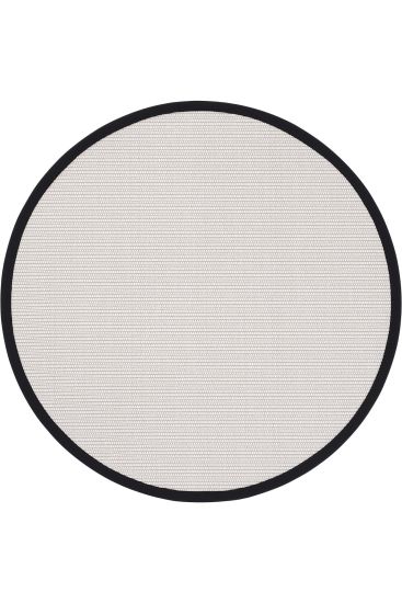 Sisal85 Plain Bordered Beige Cream Indoor Rug