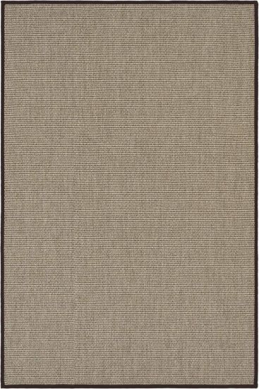 Sisal85 Grey Plain Bedroom Rug