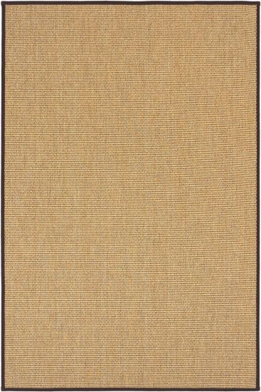Sisal85 Modern Plain Brown Bedroom Rug