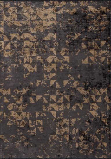 Motif Brown & Grey Abstract Living Room Rug