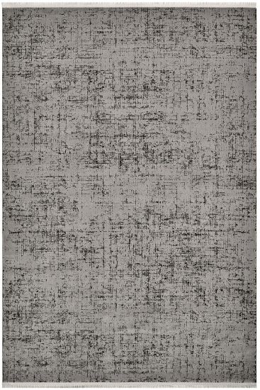 Valentina85 Grey Black Distressed Area Rug