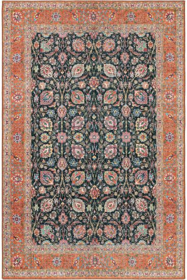 Private85 Multicolour Patterned Bordered Area Rug