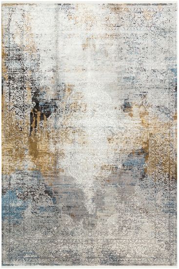 Palvina85 Beige white Distressed Bedroom Rug