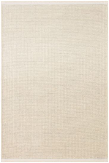 Azelia85 Cream Plain Bedroom Rug