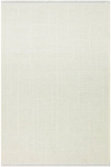 Azelia85 Plain Cream Bedroom Rug