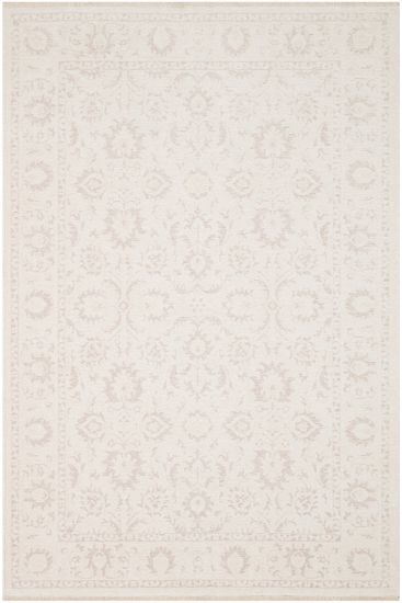 Azelia85 Cream Beige Modern Floral Indoor Rug