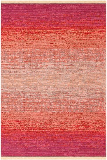 Santorini85 Red Cream Abstract Indoor Rug