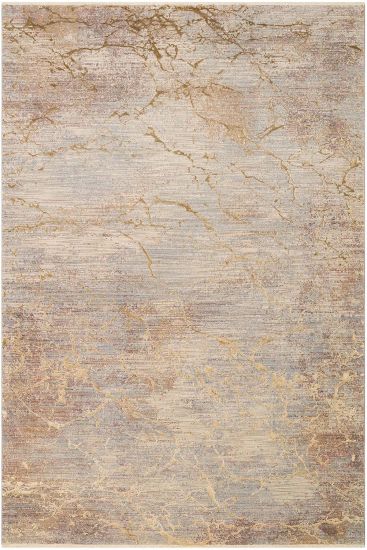 Lavina85 Beige Cream Modern Abstract Indoor Rug