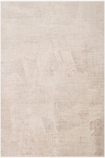 Leona85 Beige Modern Abstract Bedroom Rug