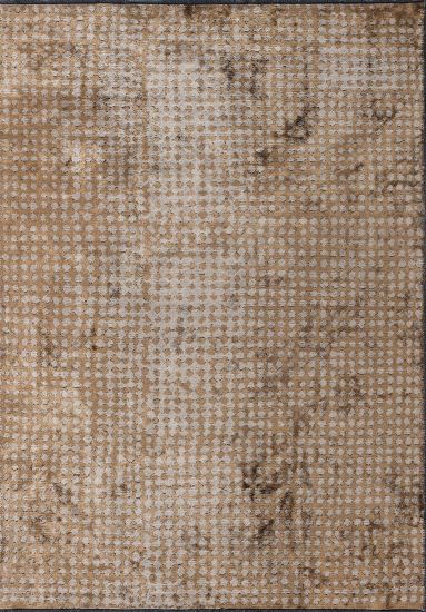 Brown & Beige Tapestry Abstract Area Rug