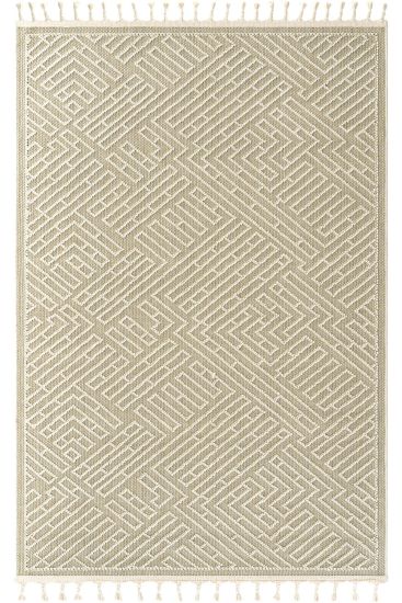 Elit85 Beige Patterned Indoor Rug