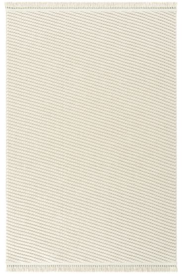 Stone85 Cream Modern Patterned Living Room Rug