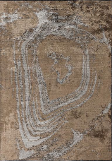 Threadbare Brown & Grey Abstract Outdoor Rug