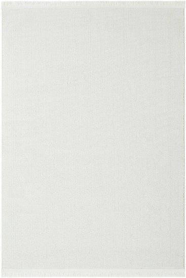 Talia85 White Plain Living Room Rug