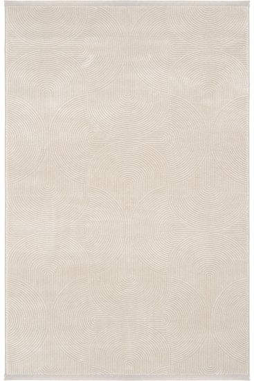 Safir85 Beige Modern Geometric Living Room Rug