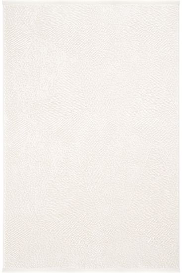 Safir85 Cream Modern Patterned Bedroom Rug
