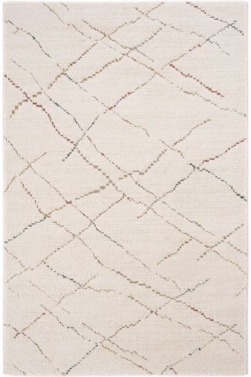 Klein85 Cream beige Patterned Living Room Rug