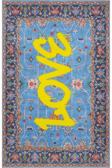 Daisy85 Multicolour Modern Patterned Living Room Rug