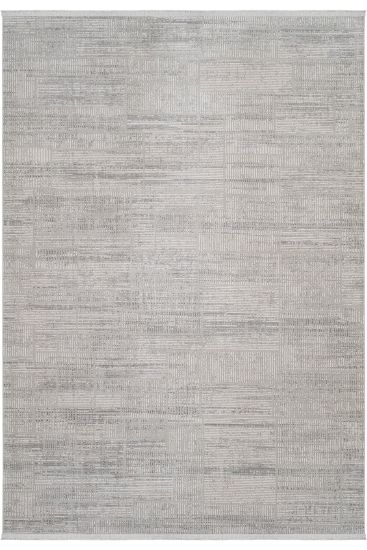 Lena85 Grey Modern Patterned Living Room Rug