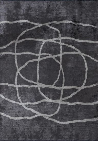 Ebb Grey Abstract Outdoor Rug