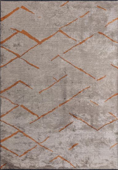 Croft Orange & Brown Abstract Outdoor Rug