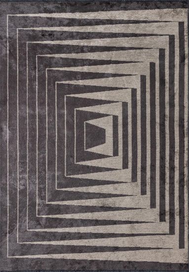 Hearthside Grey Geometric Outdoor Rug