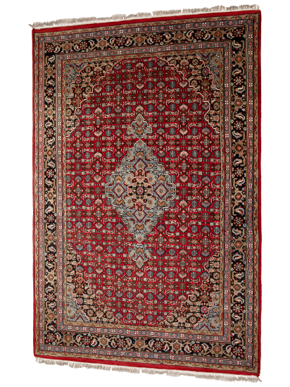 Traditional Red Persian Oriental Hand Knotted Living Room Rug