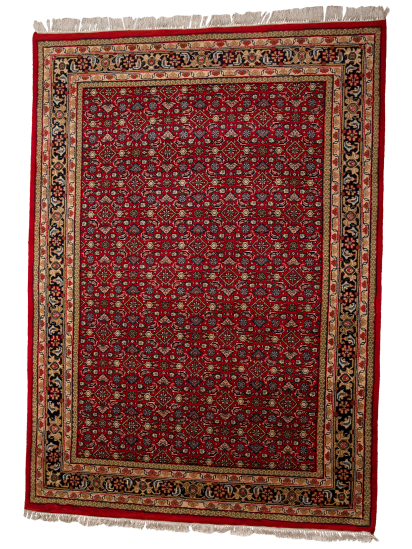 Classic Red Original Persian Oriental Hand Knotted Rug
