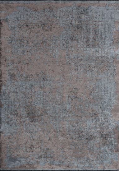 Vivacity Grey & Blue Abstract Dining Room Rug