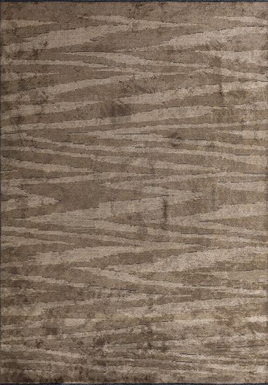 Embolden Beige & Brown Abstract Living Room Rug