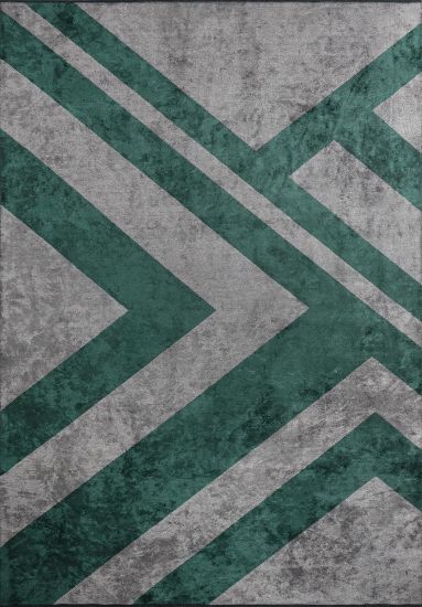 Lucidify Geometric Grey Indoor Outdoor Rug